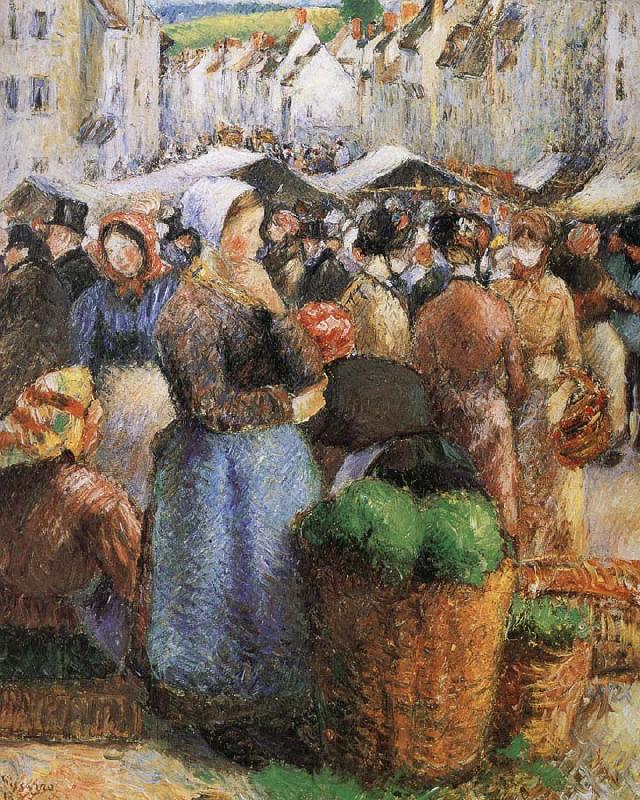 Camille Pissarro market Germany oil painting art